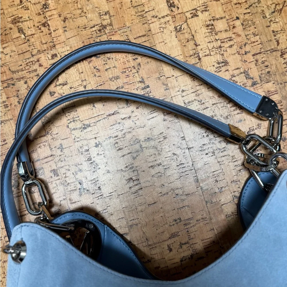 Michael Kors Lillie Soft Blue Hobo Bag - Picture 4 of 10